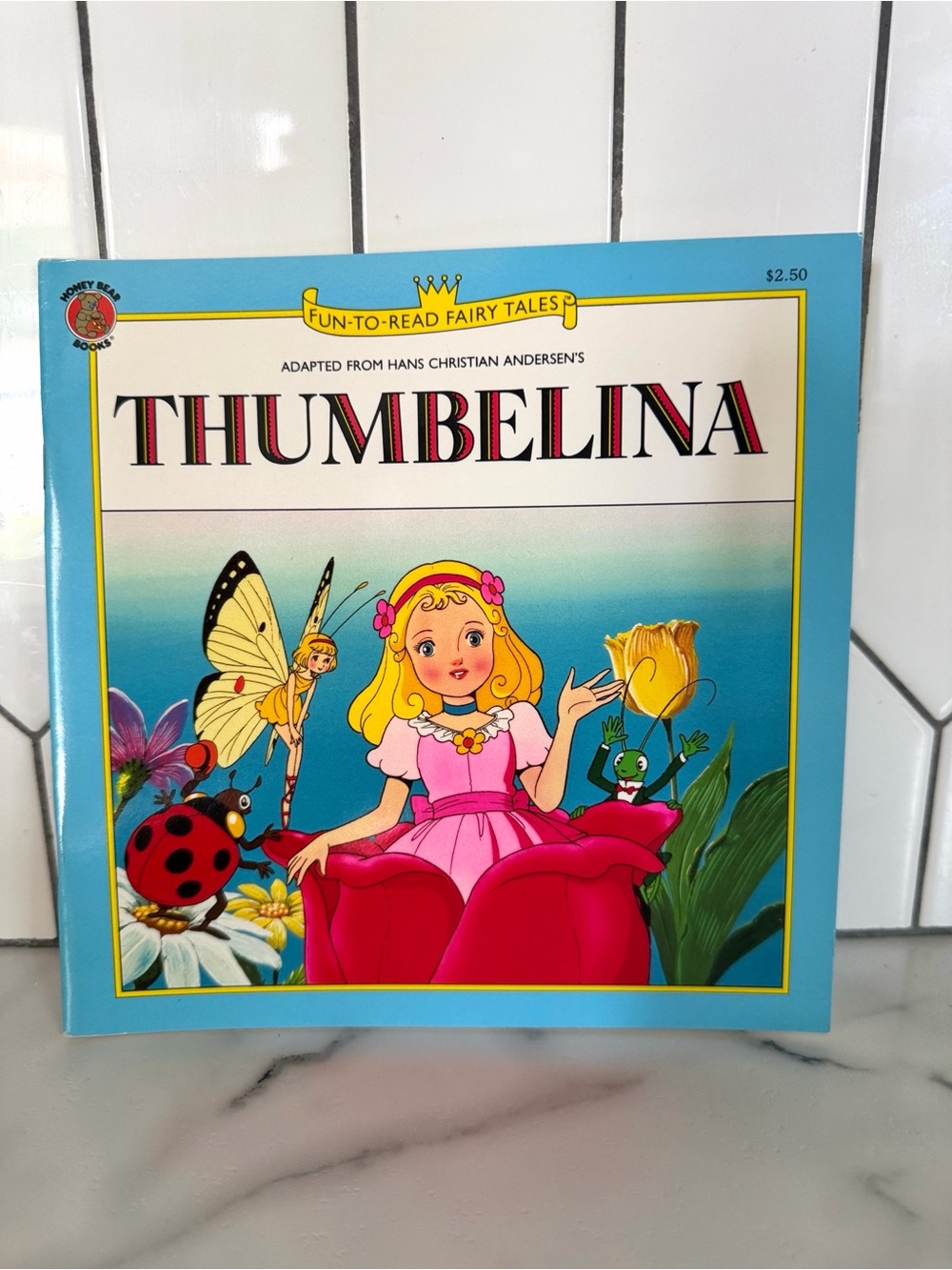 Vintage 1995 Honey Bear Books Fun-To-Read Fairy Tales “Thumbelina”